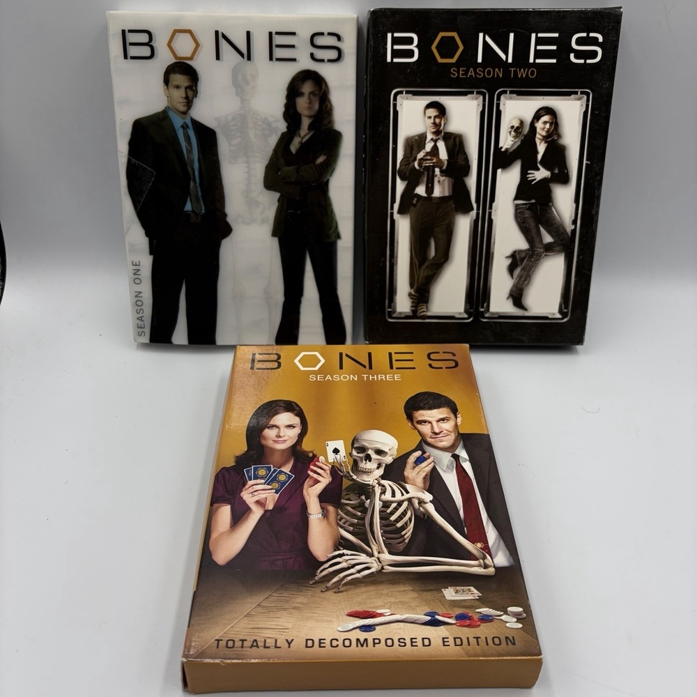 BONES - Complete Seasons 1 2 3 DVD Set‎